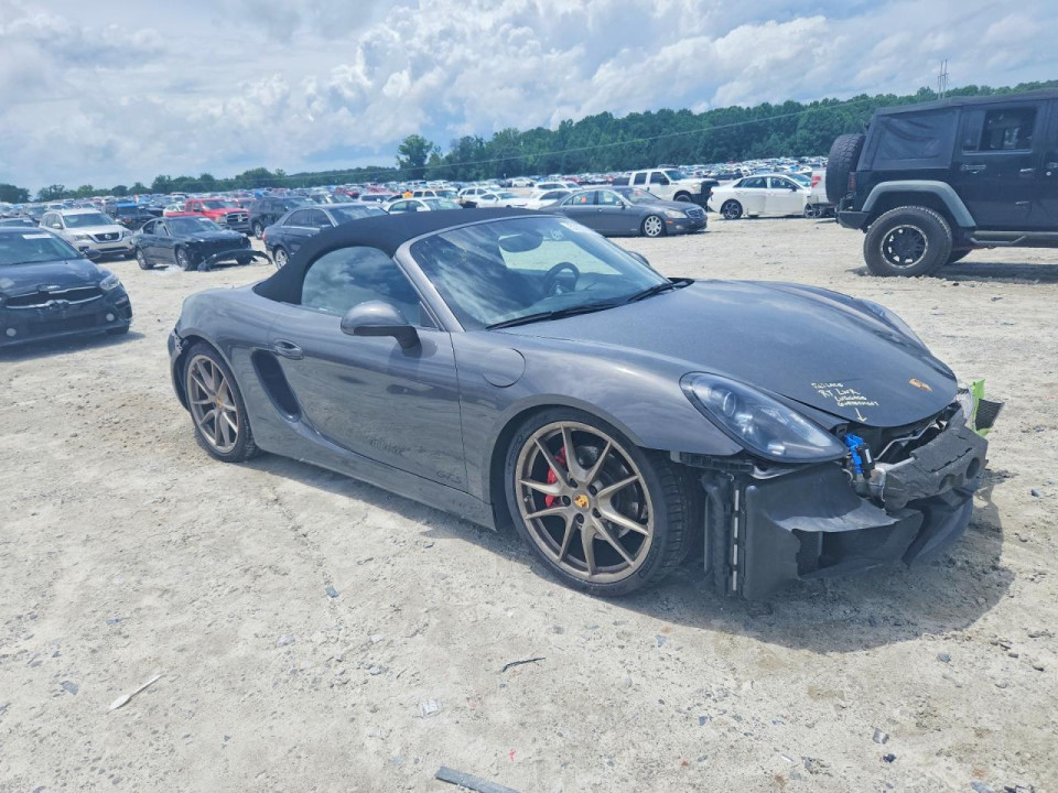 Porsche BOXSTER 2016 — Copart