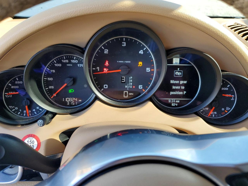 Porsche CAYENNE 2016 — Copart