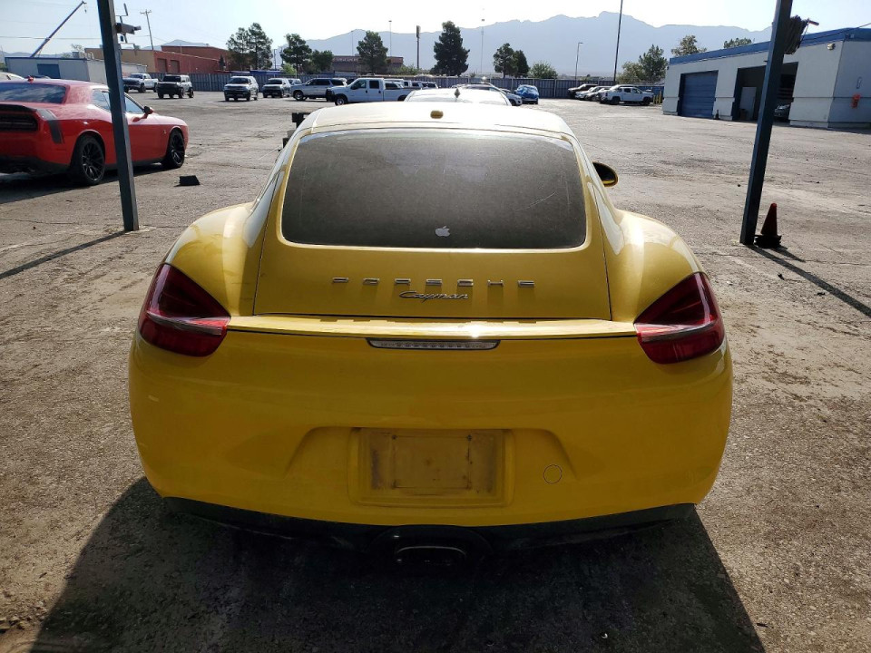 Porsche CAYMAN 2016 — Copart