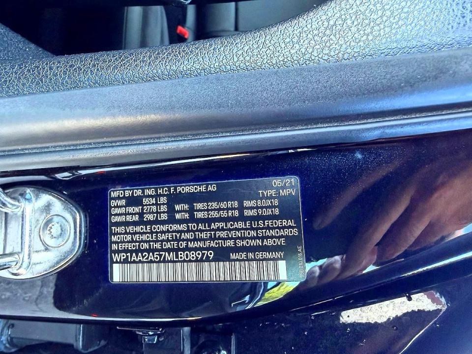 Porsche MACAN 2021 — Copart