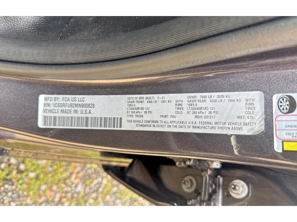 Ram 1500 2021 — Copart
