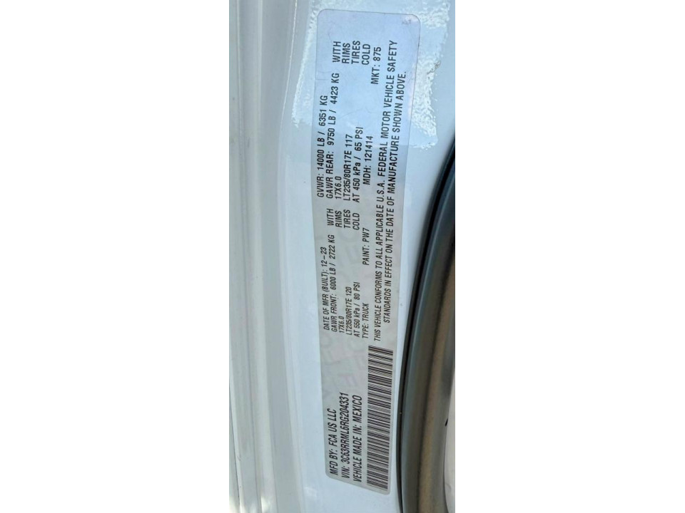 Ram 3500 2024 — Copart