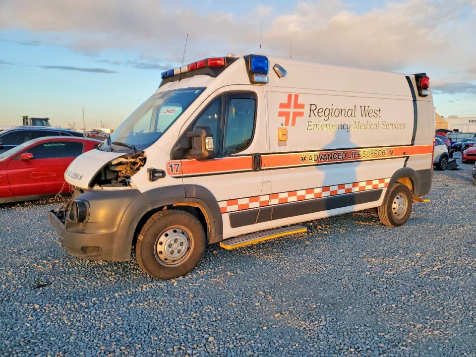 Ram PROMASTER 3500 AMBULANCE 2017 — Copart