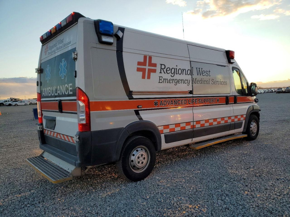 Ram PROMASTER 3500 AMBULANCE 2017 — Copart