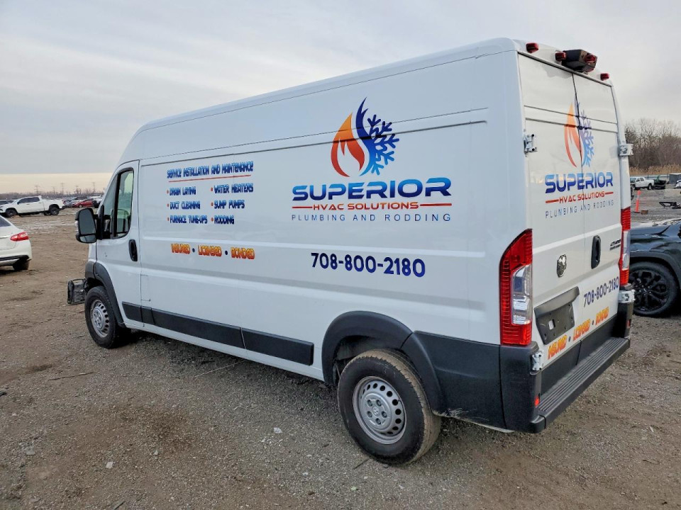 Ram PROMASTER 2500 UTILITY / SERVICE VAN 2024 — Copart