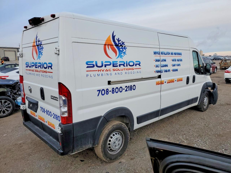 Ram PROMASTER 2500 UTILITY / SERVICE VAN 2024 — Copart