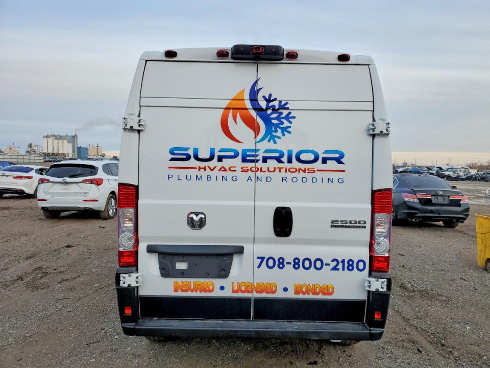 Ram PROMASTER 2500 UTILITY / SERVICE VAN 2024 — Copart