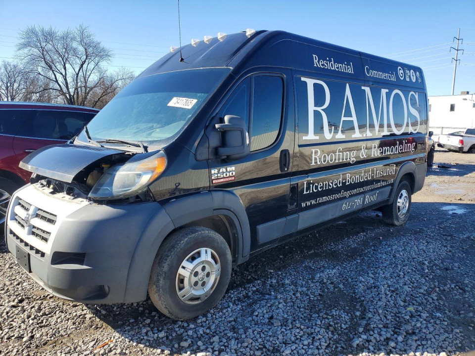 Ram PROMASTER 2500 DELIVERY VAN 2014 — Copart
