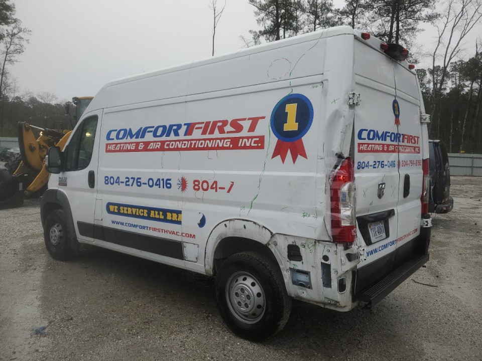 Ram PROMASTER 2500 2500 HIGH 2019 — Copart