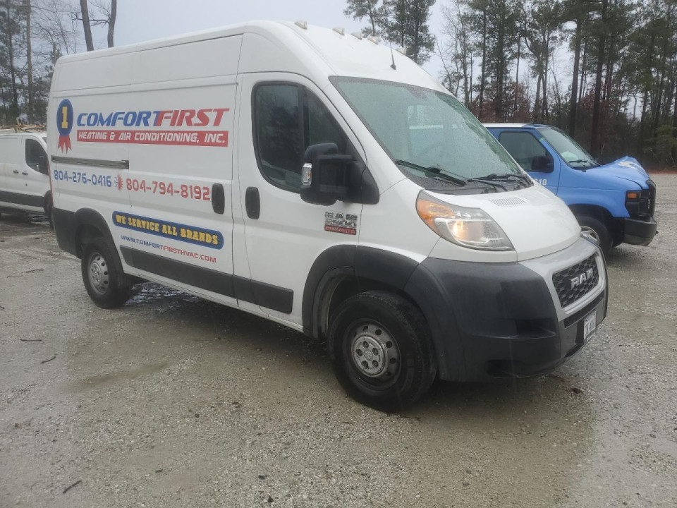 Ram PROMASTER 2500 2500 HIGH 2019 — Copart