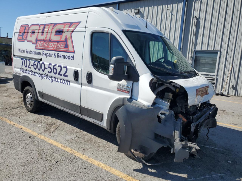 Ram PROMASTER 2500 UTILITY / SERVICE VAN 2018 — Copart