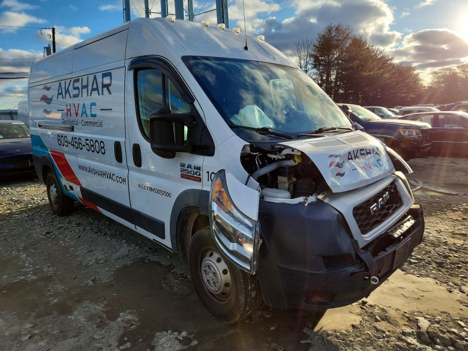 Ram PROMASTER 2500 UTILITY / SERVICE VAN 2021 — Copart