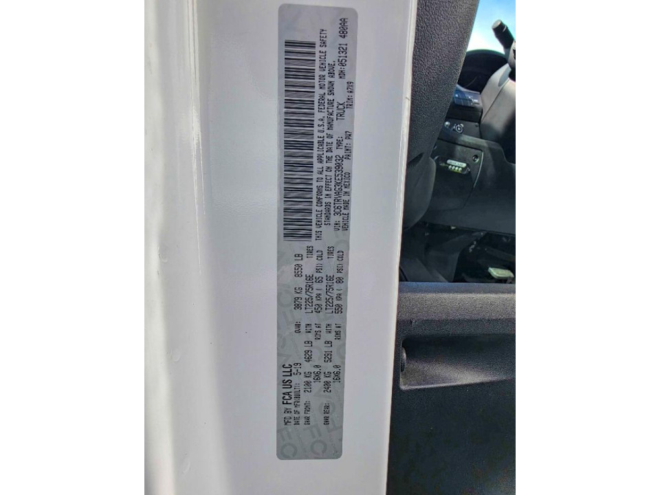 Ram PROMASTER 1500 1500 STANDARD 2019 — Copart