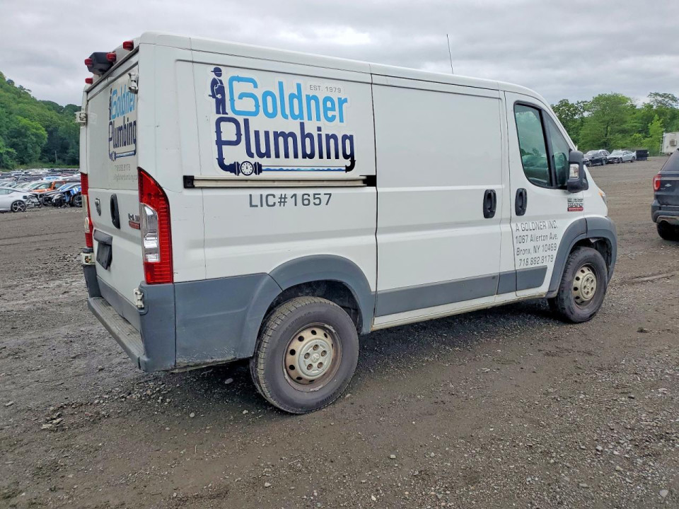 Ram PROMASTER 1500 DELIVERY VAN 2016 — Copart
