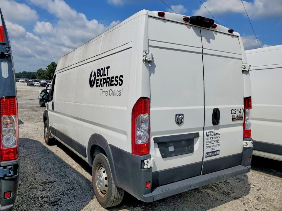 Ram PROMASTER 2500 DELIVERY VAN 2022 — Copart