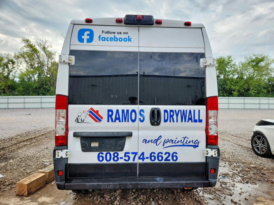 Ram PROMASTER 2500 DELIVERY VAN 2019 — Copart