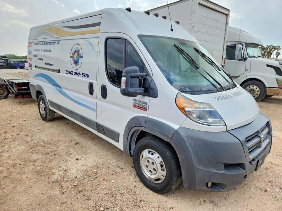 Ram PROMASTER 2500 DELIVERY VAN 2014 — Copart