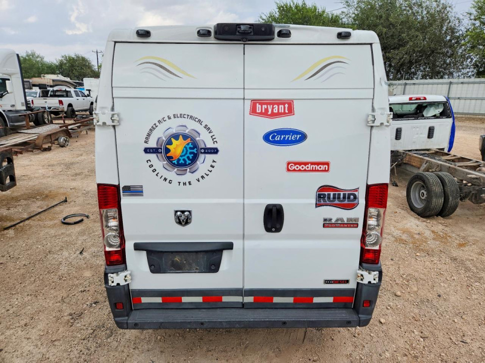 Ram PROMASTER 2500 DELIVERY VAN 2014 — Copart