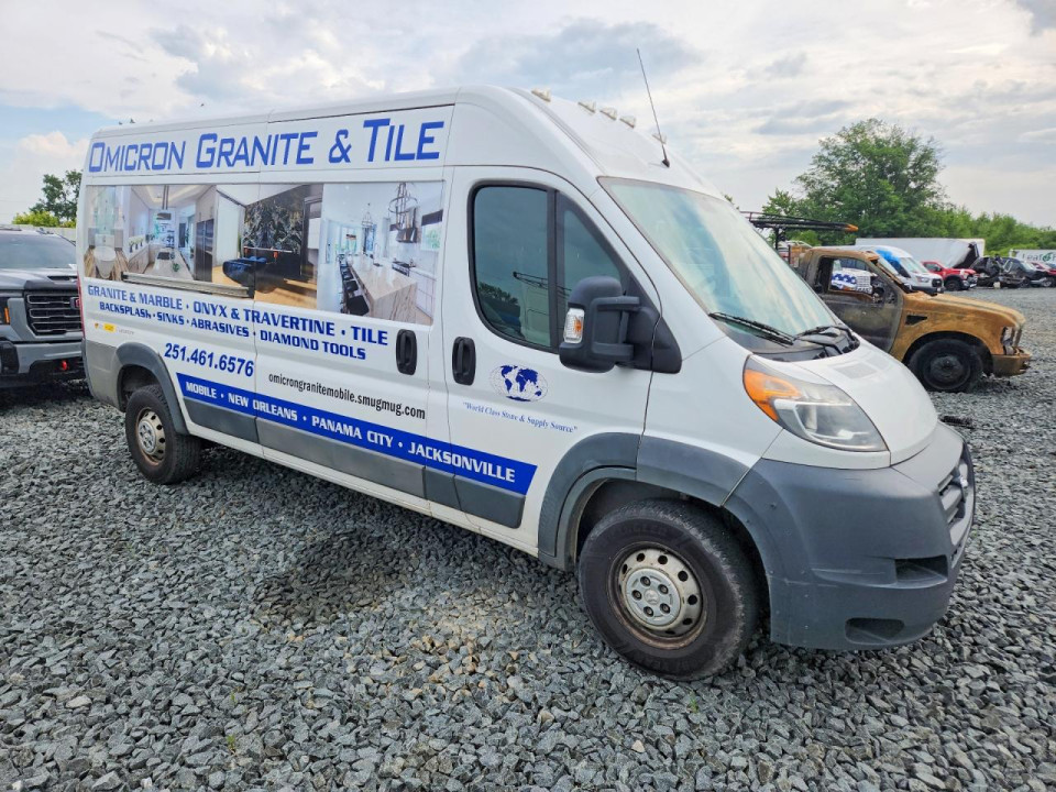 Ram PROMASTER 2500 DELIVERY VAN 2017 — Copart