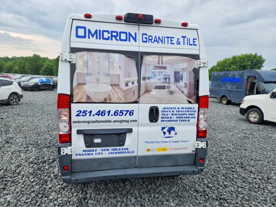 Ram PROMASTER 2500 DELIVERY VAN 2017 — Copart