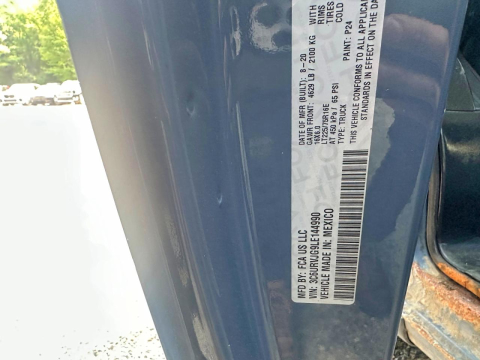 Ram PROMASTER 3500 3500 HIGH 2020 — Copart