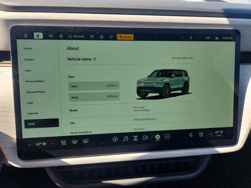 Rivian R1S 2025 — Copart