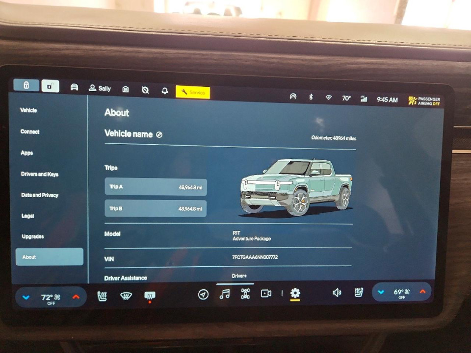 Rivian R1T 2022 — Copart