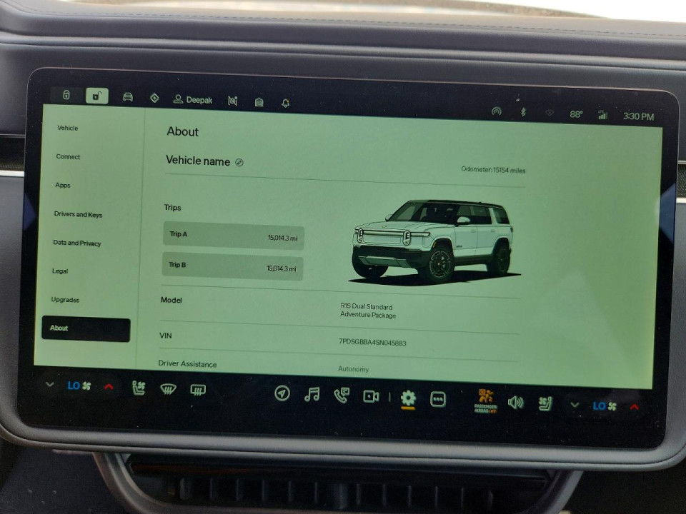 Rivian RIS 2025 — Copart