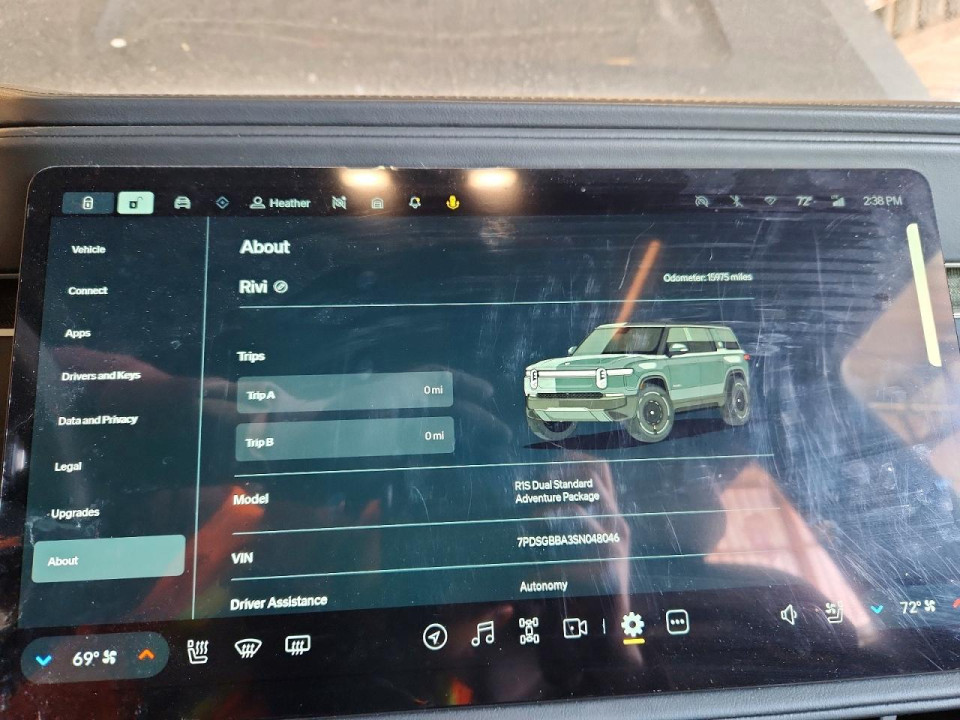 Rivian RIS 2025 — Copart