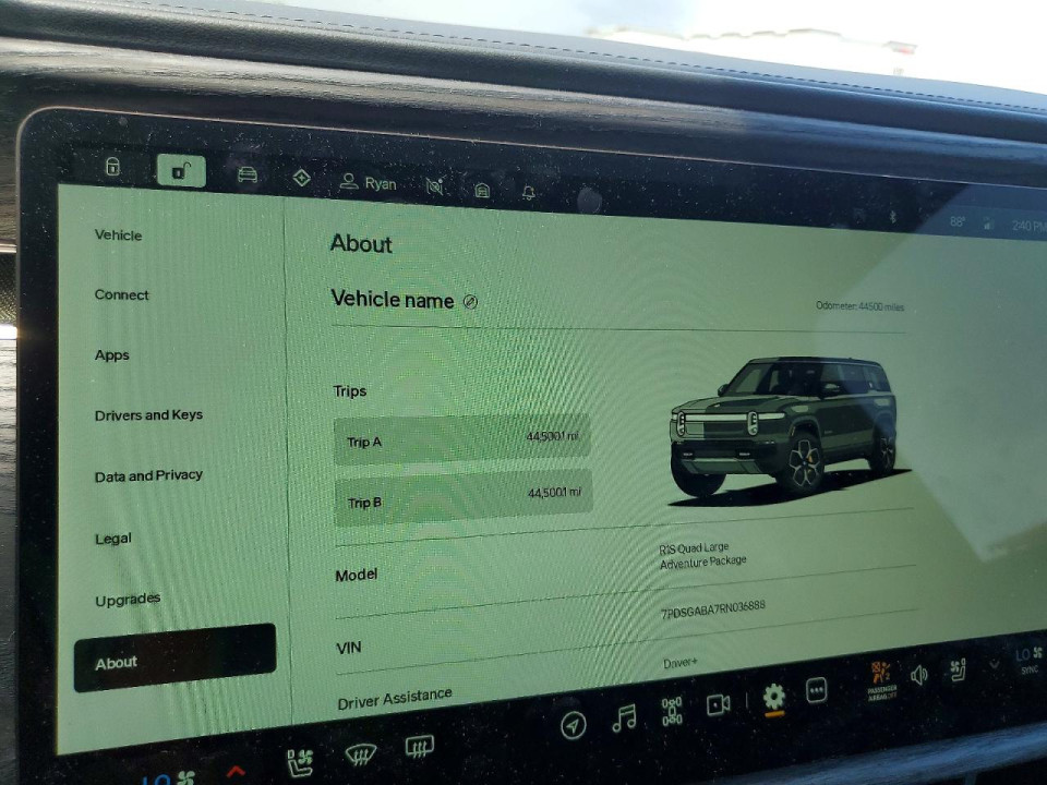 Rivian RIS 2024 — Copart