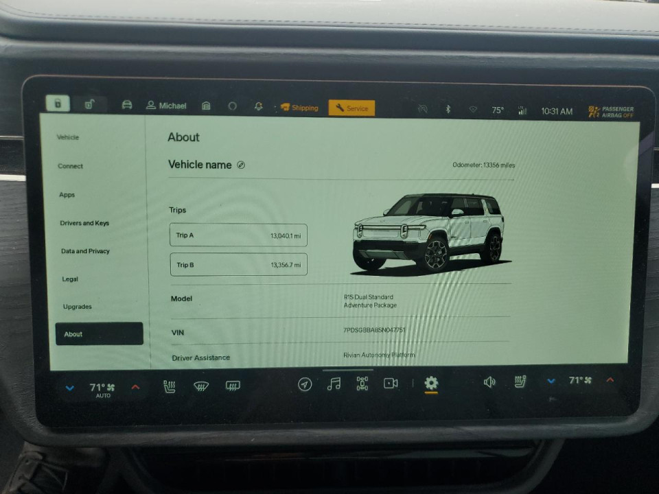 Rivian RIS 2025 — Copart