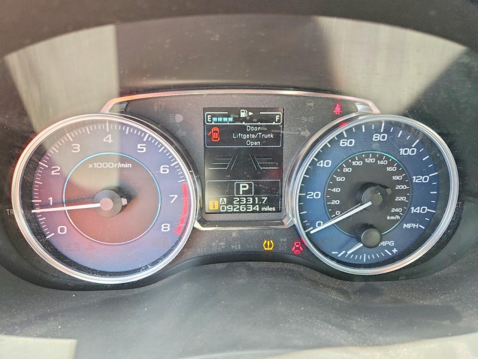 Subaru IMPREZA 2016 — Copart