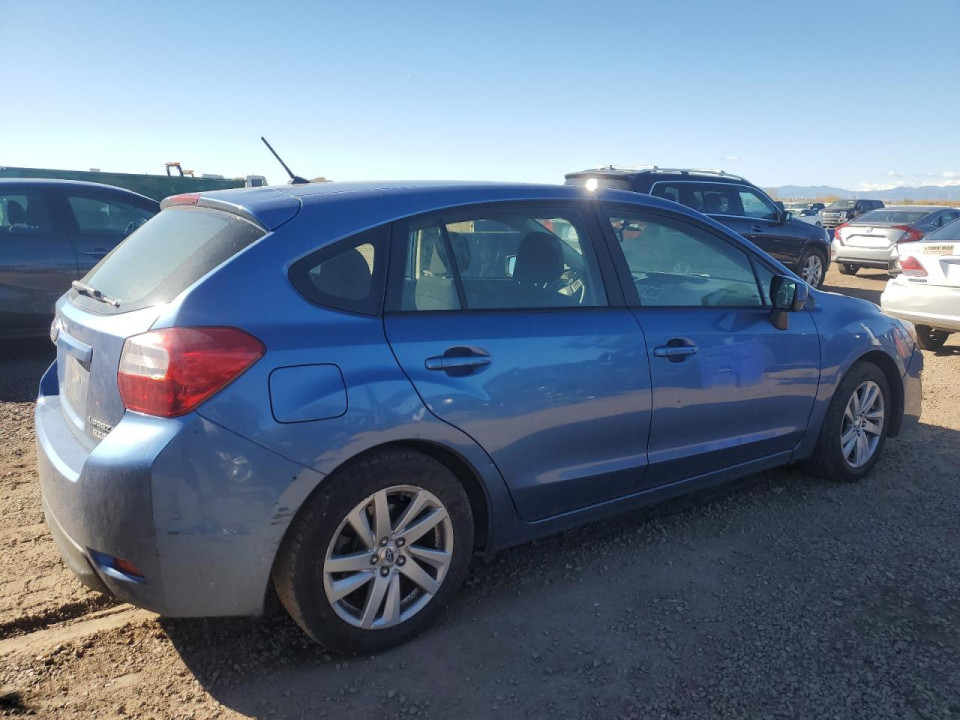 Subaru IMPREZA 2015 — Copart