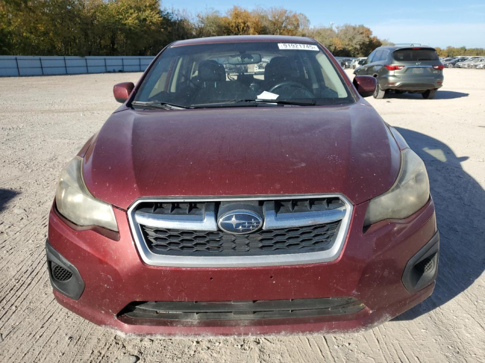 Subaru IMPREZA 2012 — Copart