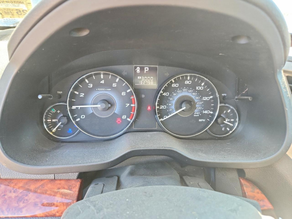 Subaru OUTBACK 2010 — Copart
