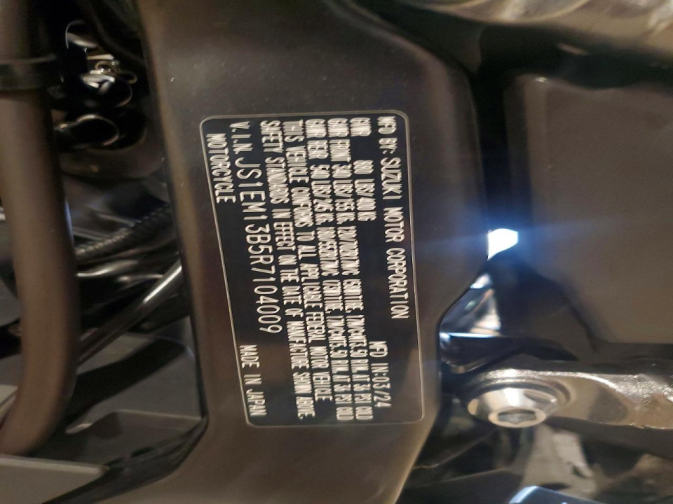 Suzuki GSX800 F 2024 — Copart