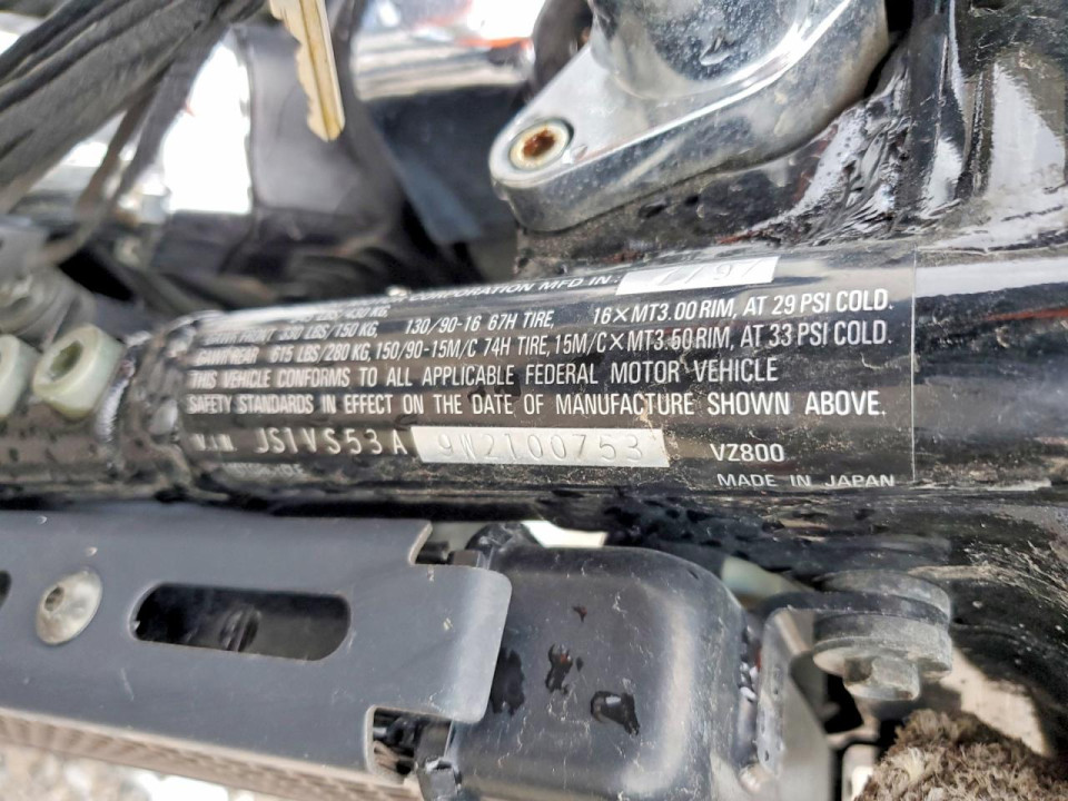Suzuki CYC VZ/VZR 1998 — Copart
