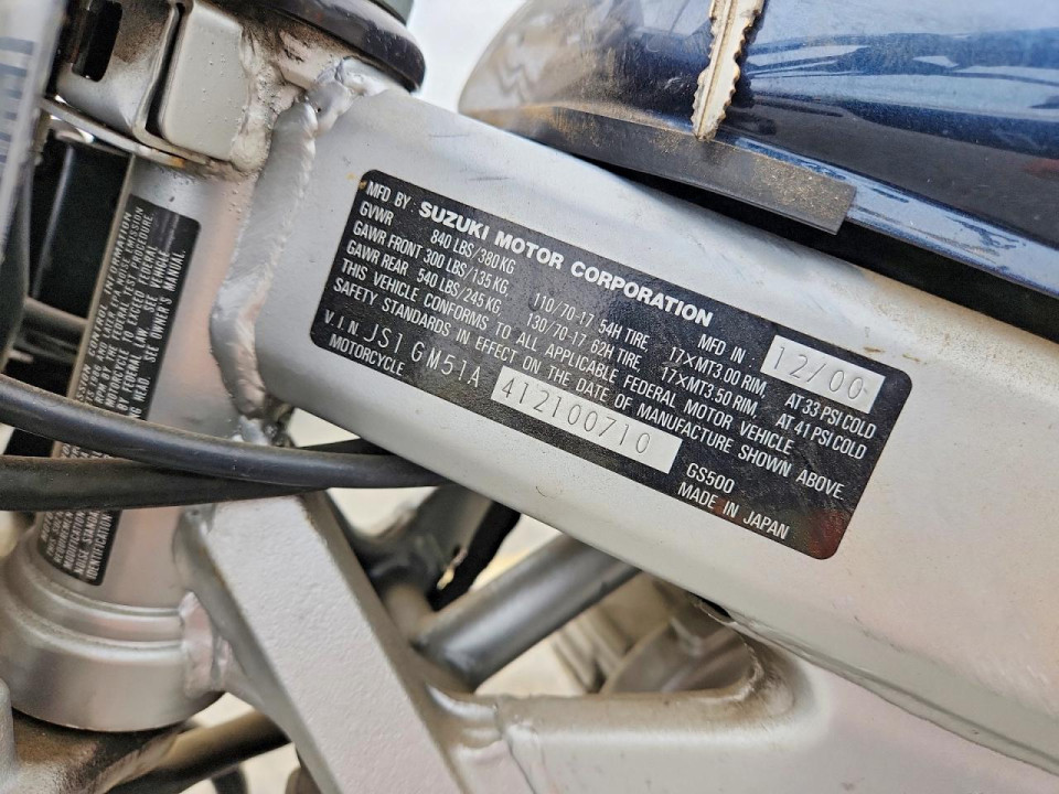 Suzuki CYCLE GS(F 2001 — Copart