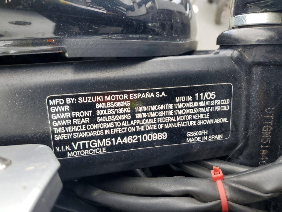 Suzuki CYCLE GS(F 2006 — Copart
