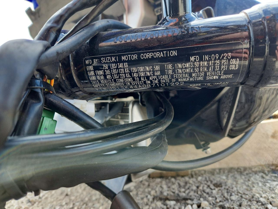 Suzuki DIRTBIKE 2024 — Copart