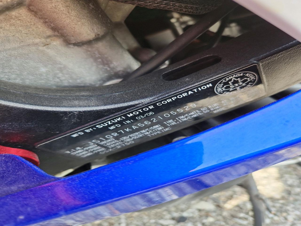 Suzuki GSX-R750 K6 2006 — Copart