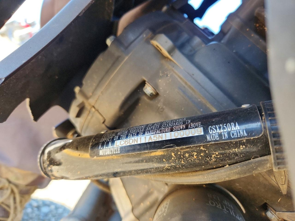 Suzuki GSX250R 2022 — Copart