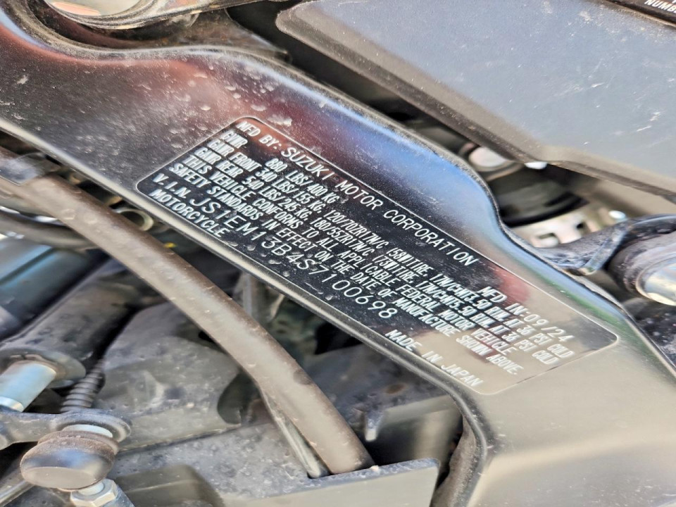 Suzuki GSX800 F 2025 — Copart