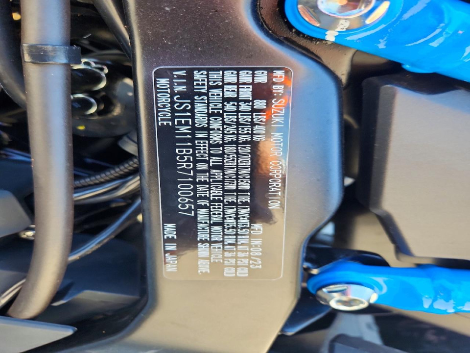 Suzuki GSX800 R 2024 — Copart