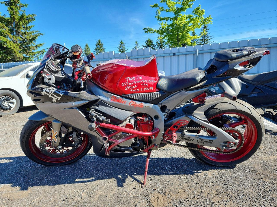 Suzuki GSXR600 2011 — Copart