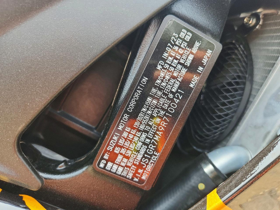 Suzuki GSXR750 2024 — Copart