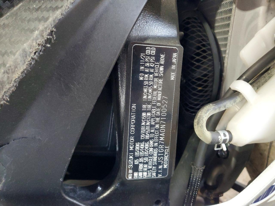 Suzuki GSXR750 2022 — Copart