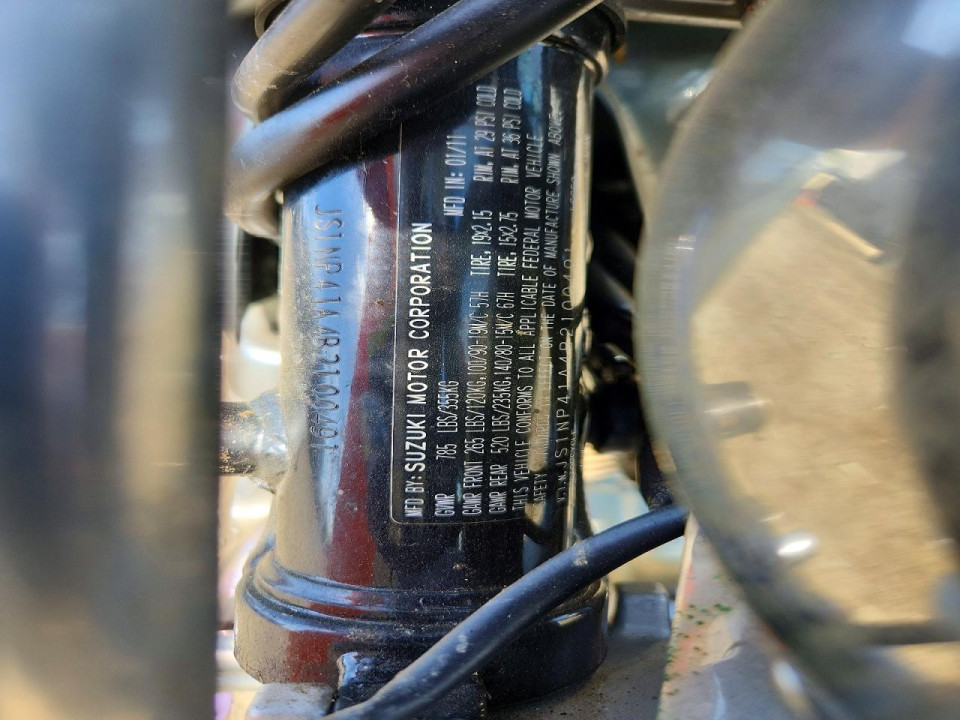 Suzuki OTHR CYCLE 2011 — Copart
