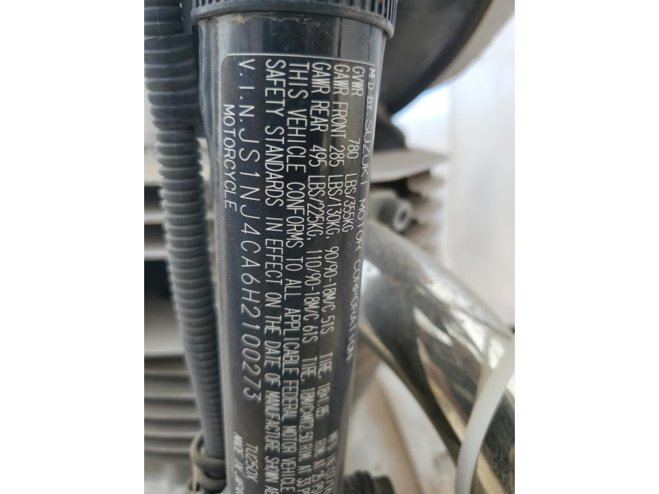 Suzuki TU250X 2017 — Copart
