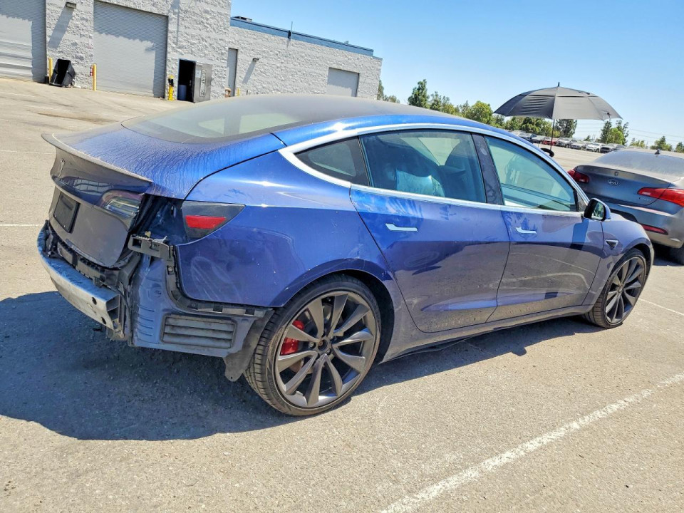 Tesla MODEL 3 PERFORMANCE 2020 — Copart